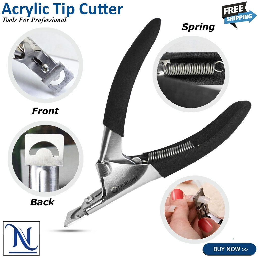 Professional Acrylic Gel Nail Tip Edge Trimmer for Manicure & UV Nail Art