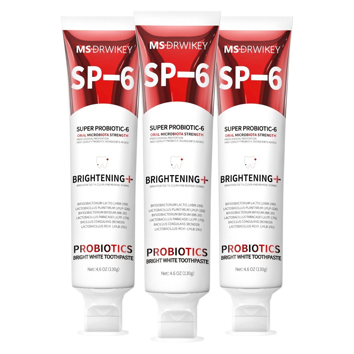 Probiotic Whitening Toothpaste Set - Brighten & Freshen Oral Health 3-Pack