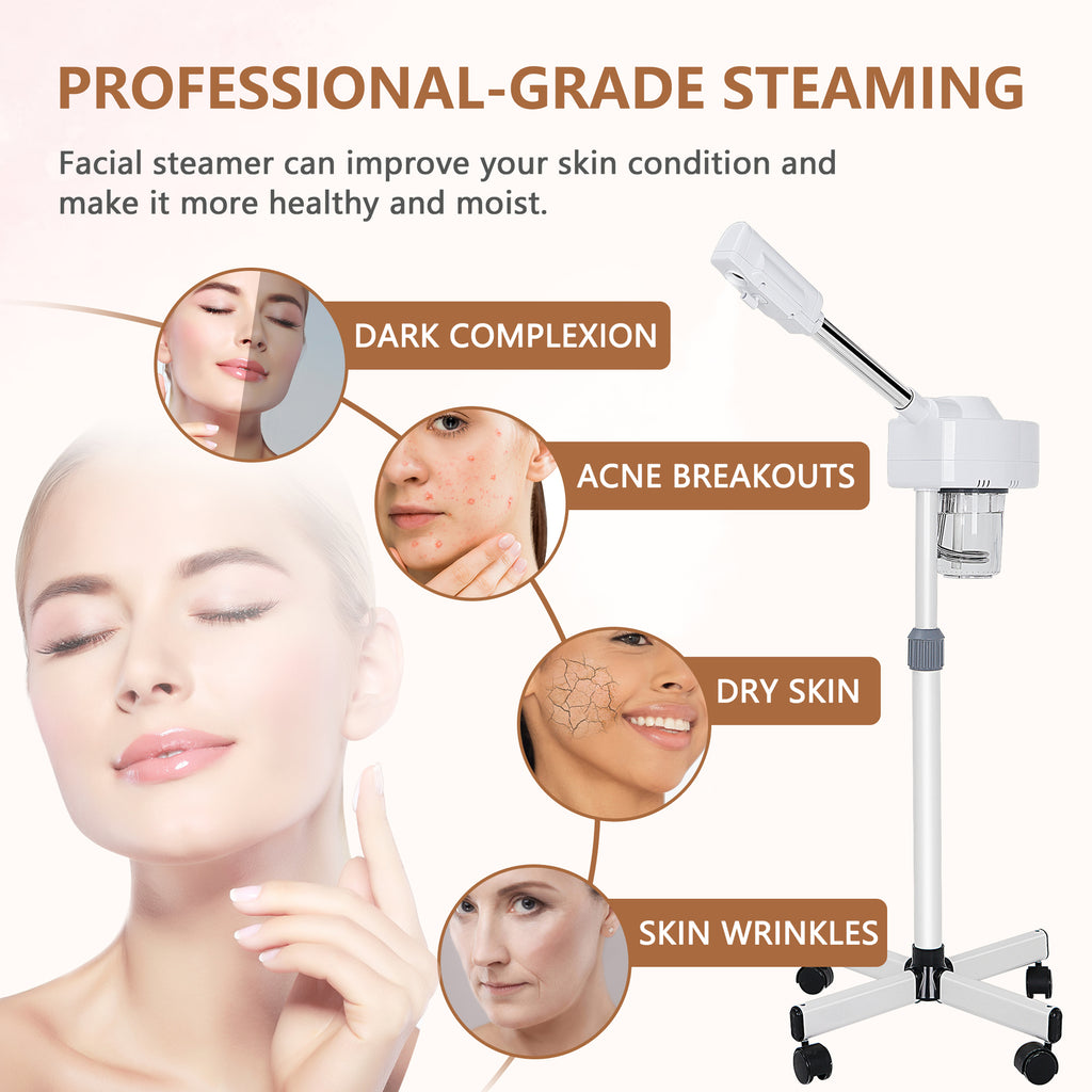 Professional Facial Steamer for Skin Care Spa Salon UV Ozone Treatment