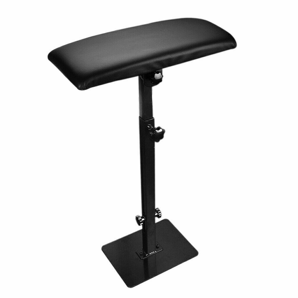 Height Adjustable Tattoo Armrest Stand with PU Leather Cover