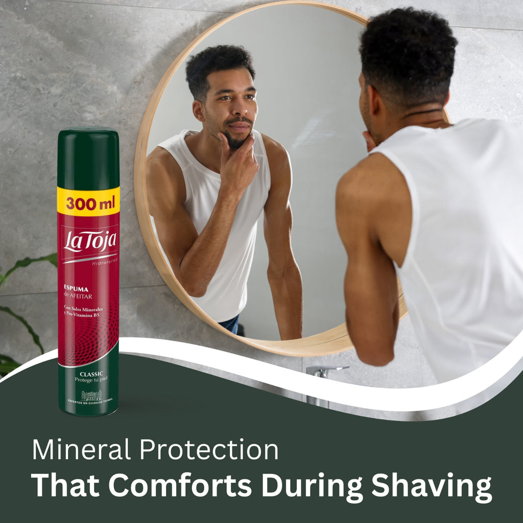 Shaving Foam Classic 10.1oz - Gentle, Mineral-Rich, Smooth Shave