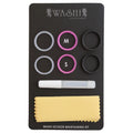 Shear & Scissor Maintenance Kit with Cleaning Cloth Oil and Finger Inserts
