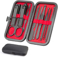 10PCS Manicure Nail & Grooming Kit with Clippers Scissors & Tools