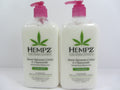 Hempz Sweet Satsuma & Chamomile Moisturizer Lotion 2 Pack - Limited Edition