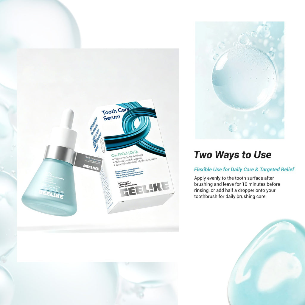 Tooth Care Serum with Hydroxyapatite & Hyaluronic Acid - Fluoride-Free Remineralization