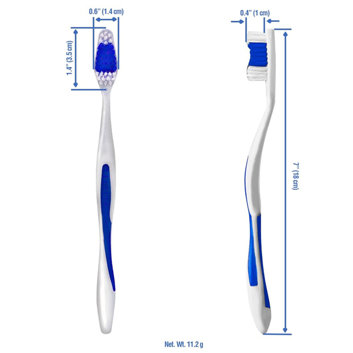Wholesale Individually Wrapped Medium Soft Toothbrushes - Bulk Pack