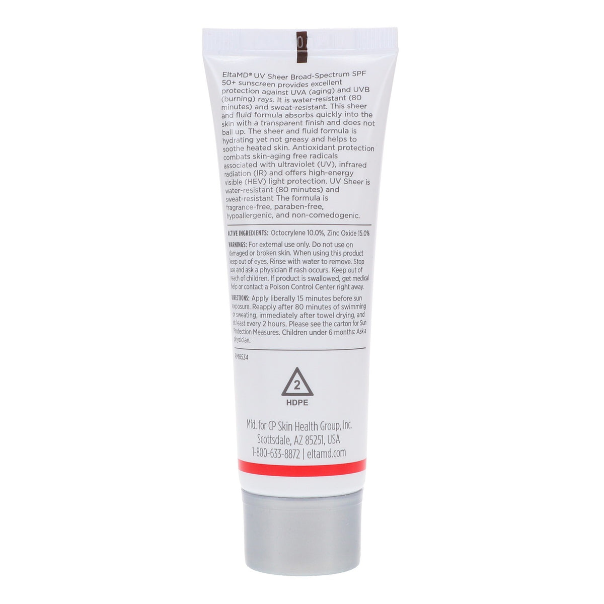 EltaMD UV Sheer Broad-Spectrum SPF 50+ Facial Sunscreen 1.7 oz