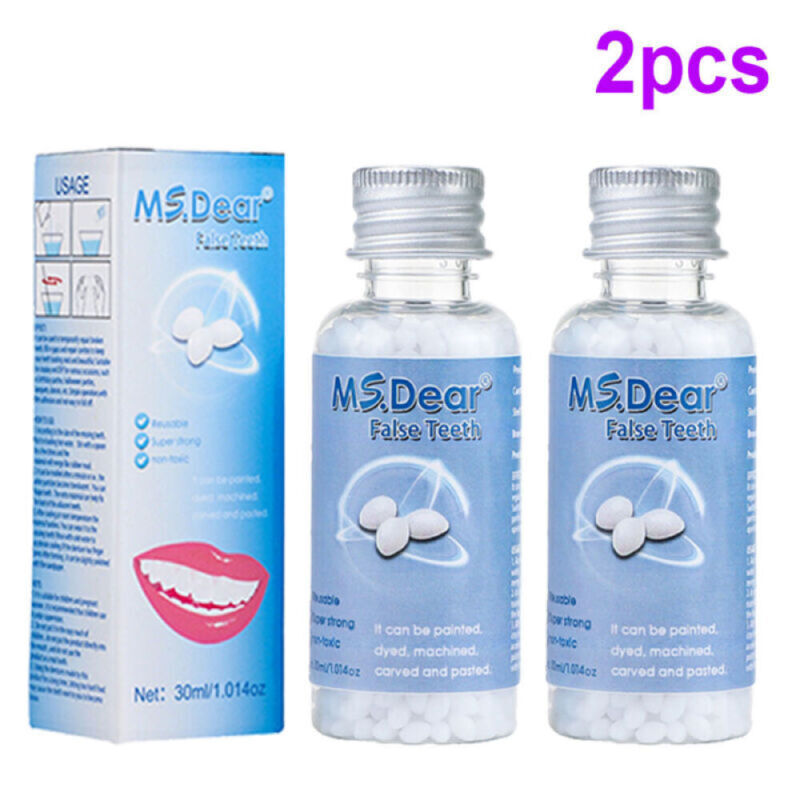 Teeth Repair Kit - Temporary Missing & Broken Tooth Replacement Set - Multiple Quantities