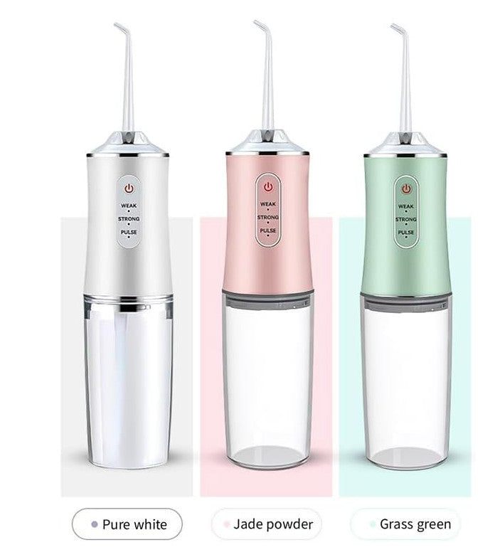 Portable Water Dental Flosser Teeth Cleaner with 3 Modes, Cordless & Rechargeable