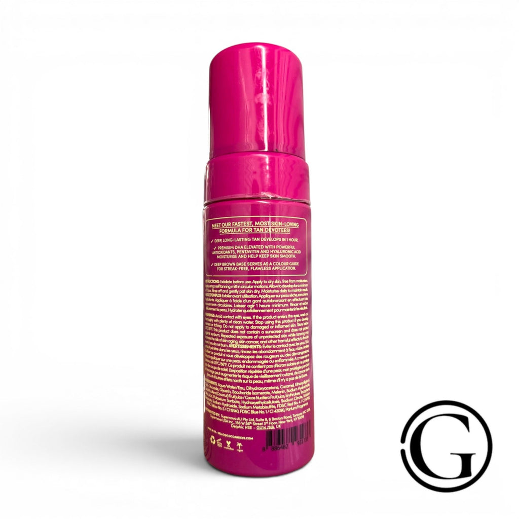 Dark Self Tanning Mousse - Fast-Developing, Nourishing, Natural Bronze