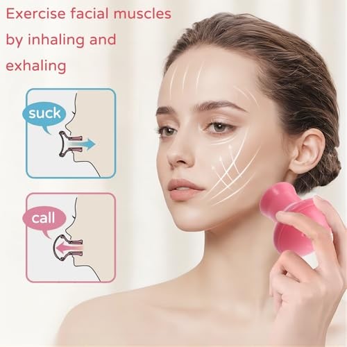 Face Exerciser Jawline Shaper Double Chin Eliminator for V-Face & Tightening
