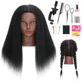 16 Inch Human Hair Mannequin Head for Cosmetology & Hair Styling Training