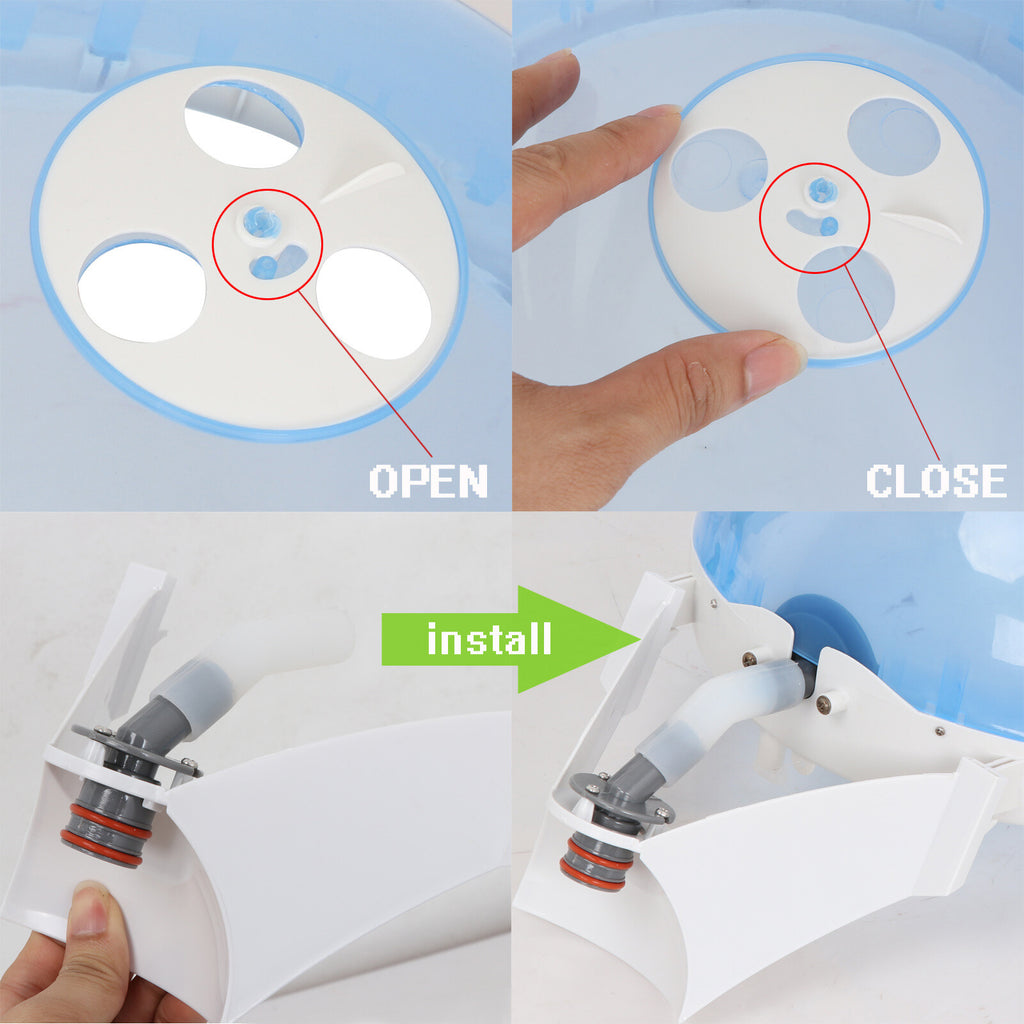 Mini 2-in-1 Facial and Hair Steamer - Desk Top Ozone Skin & Hair Care Machine