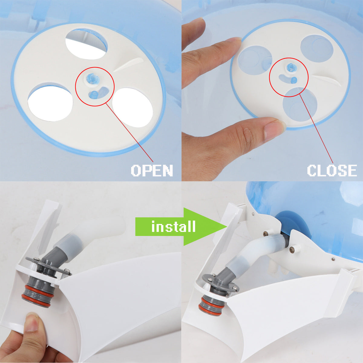 Mini 2-in-1 Facial and Hair Steamer - Desk Top Ozone Skin & Hair Care Machine