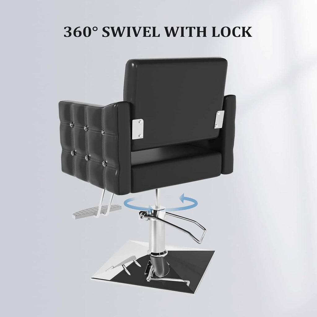 Heavy Duty Hydraulic Barber Chair for Salon and Barbershop