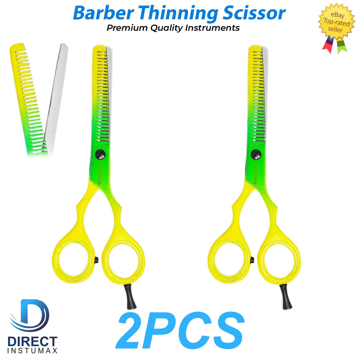 Professional Hair Cutting & Thinning Scissors Set - Barber & Salon Use