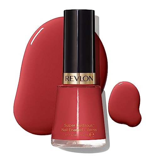 Revlon Super Lustrous Nail Polish - Chip-Resistant High Shine 161 Teak Rose