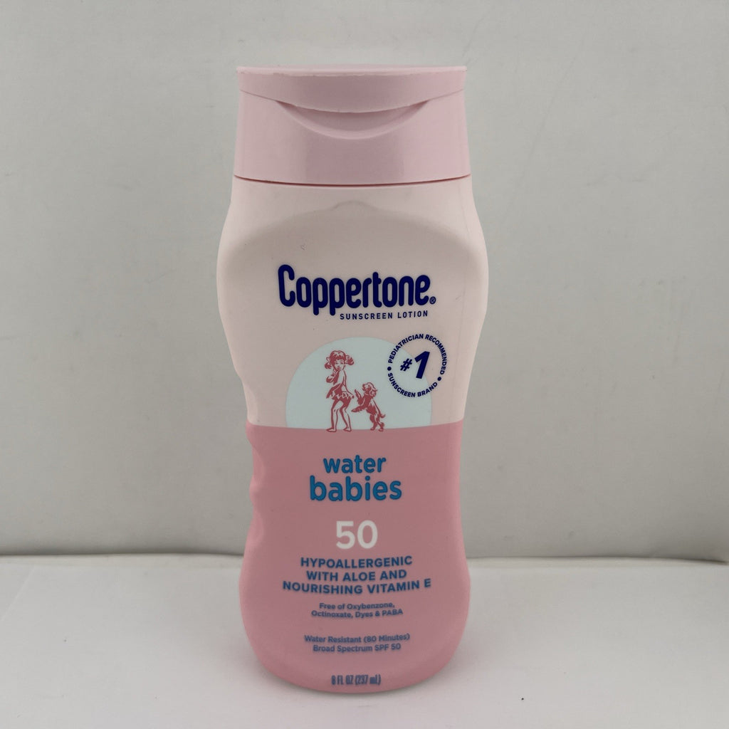 Baby Sunscreen Lotion SPF 50 Hypoallergenic 8 Fl Oz - Waterbabies