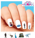 Waterslide Nail Decals Set of 20 Frozen Characters - Anna Elsa Olaf Kristoff