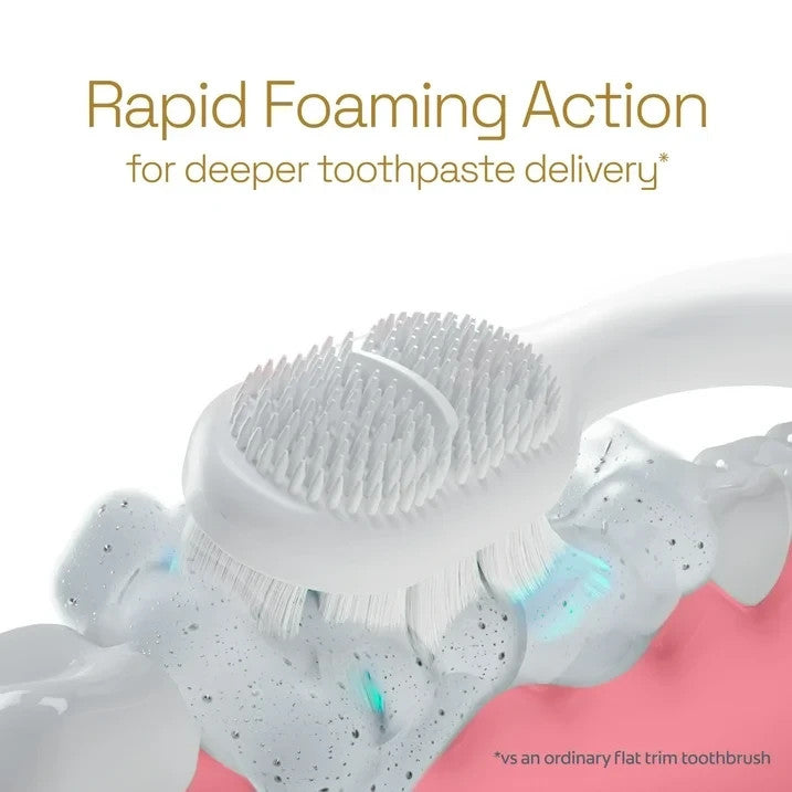 Colgate Total Foaming Clean Soft Toothbrushes - Pack of 12 Assorted Colors
