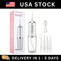 Cordless Water Flosser Dental Oral Irrigator with 3 Modes & 4 Tips