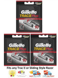 30 Gillette Trac II Plus Razor Blade Refills - Compatible with Trac II & More
