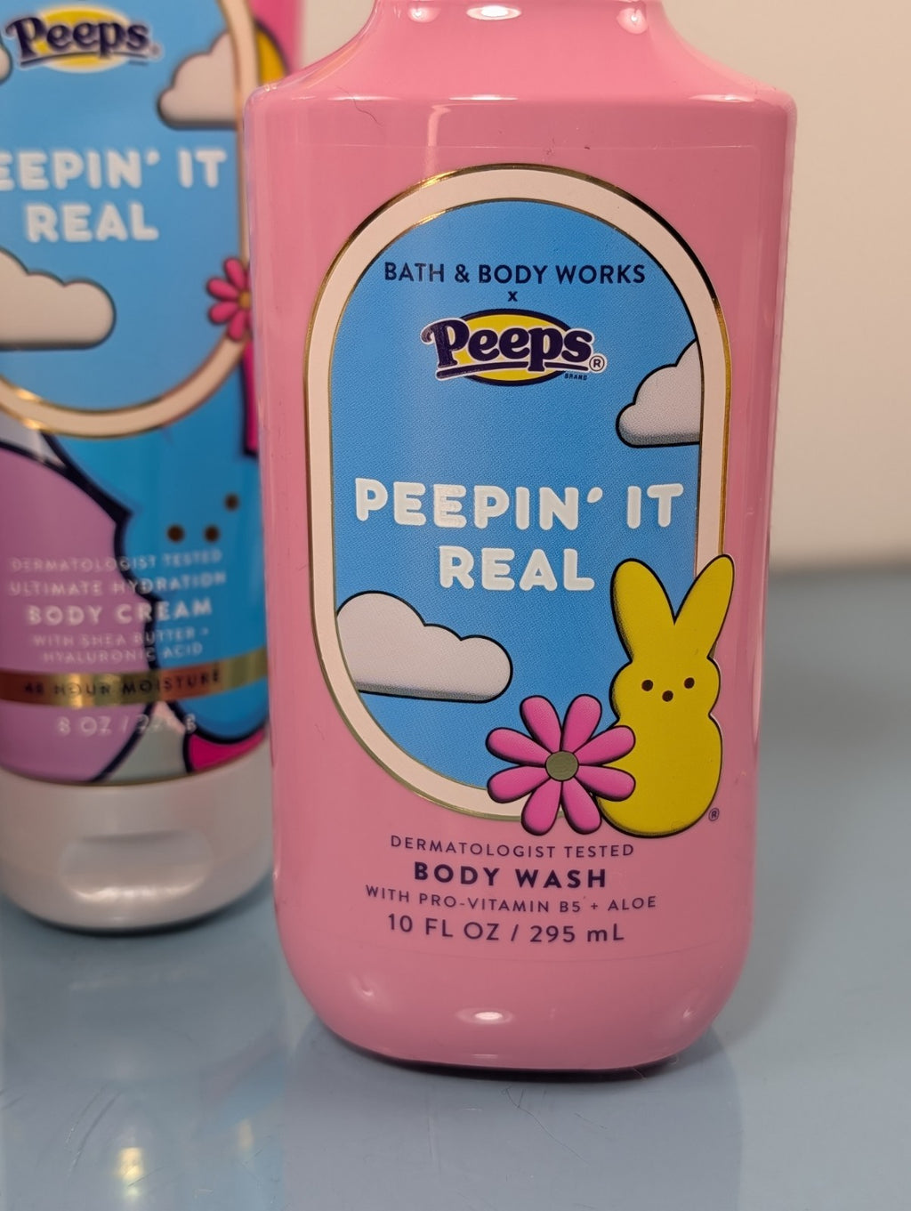 Bath & Body Works Peeps Marshmallow Vanilla Body Care Set - Mist, Body Wash, Lotion, Hand Sanitizer, & Candle