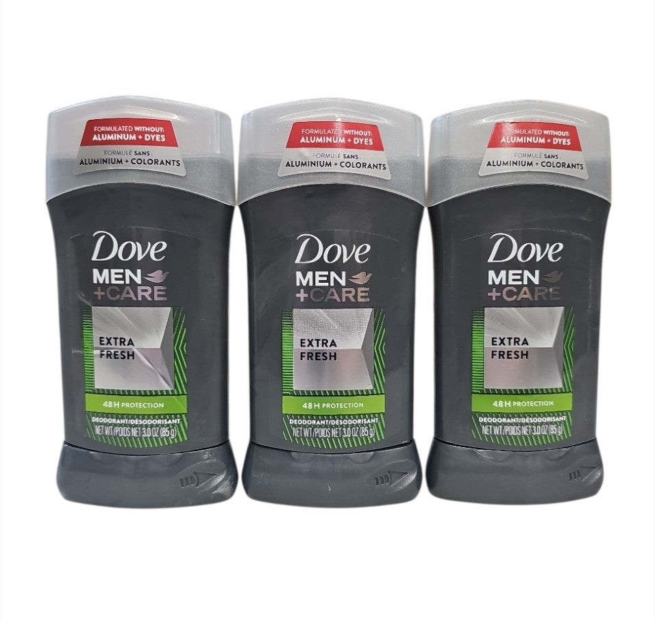 3 Pack Men’s Citrus Antiperspirant Deodorant Sticks - Extra Fresh 3oz