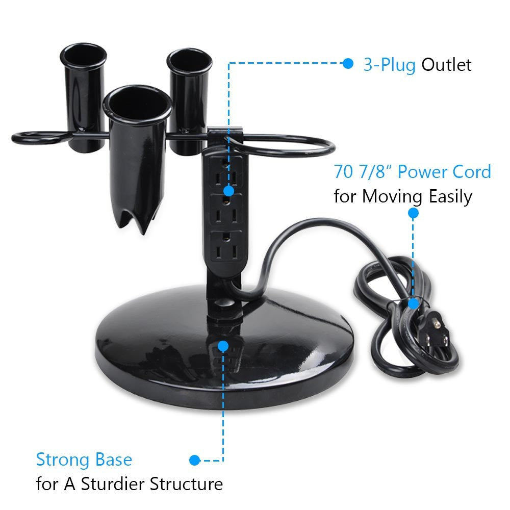 Plastic Hair Dryer Holder Stand Salon Organizer for Hair Tools & Accessories