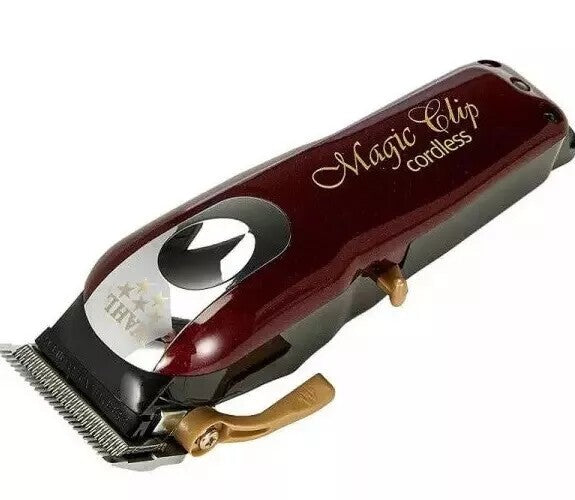 Professional Cordless Hair Clipper with 8 Attachments & Fading Blades