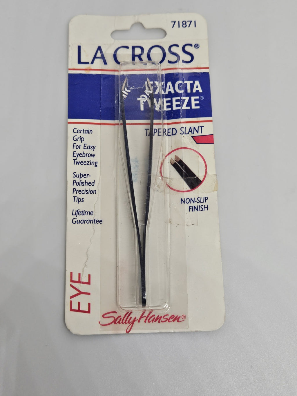 Sally Hansen La Cross EXACTA Tweeze Tapered Slant Tip Tweezer - New