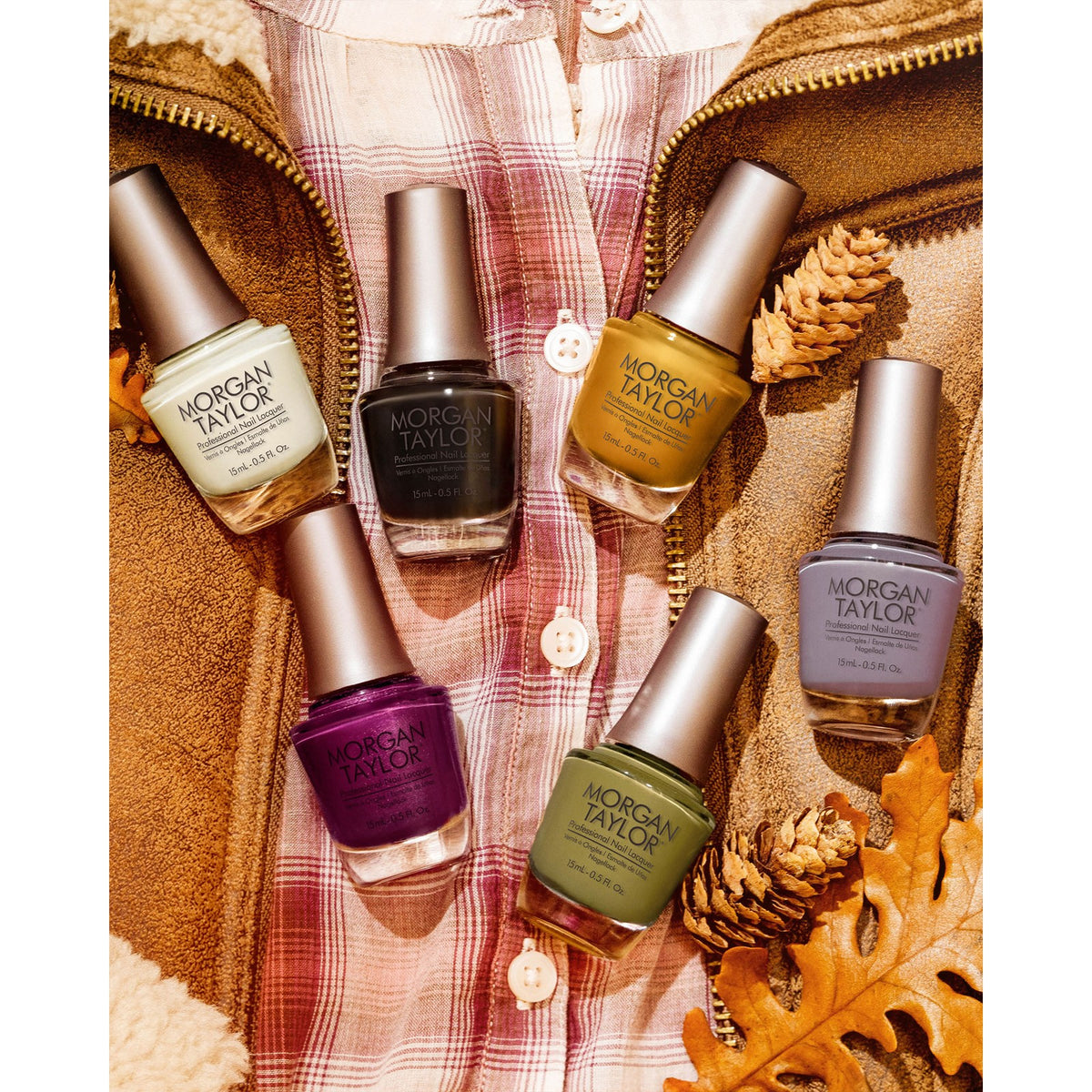 Fall 2023 Nail Polish Set - 6 Long-Lasting Fall-Themed Lacquers