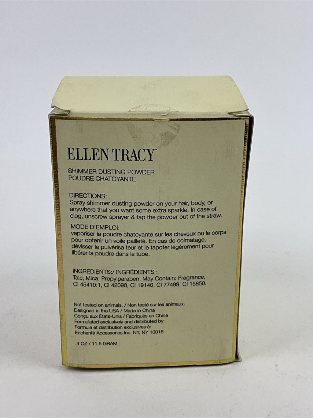 Women’s Hair and Body Shimmer Dusting Powder - Silver 0.4oz | Elegant Body Glow
