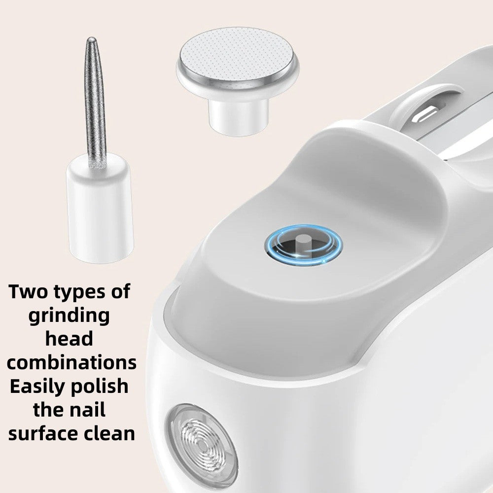 Electric Toe Nail Clipper with LED Light & Adjustable Speed
