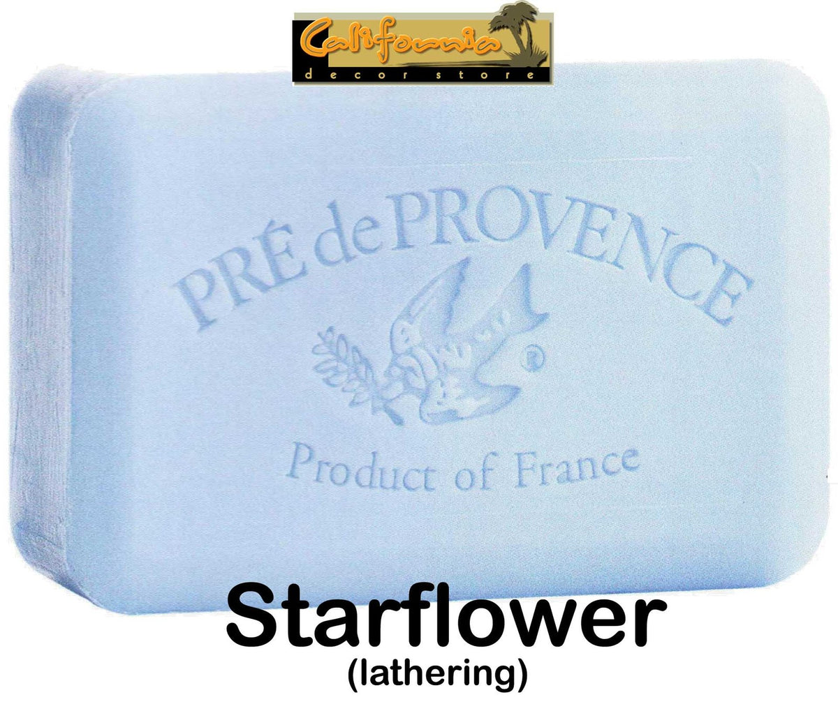 French Shea Butter Bath Soap Bar - Extra Large 250g Starflower Scent
