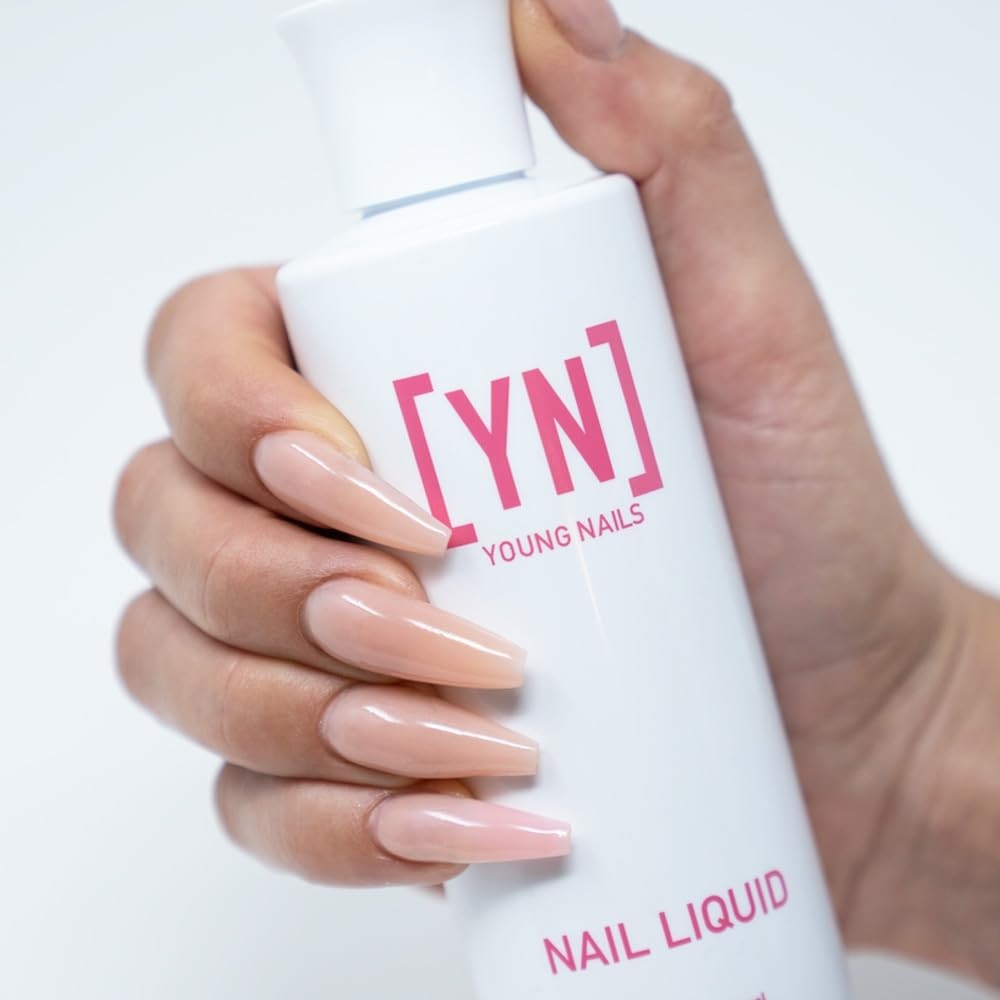 Young Nails Monomer Nail Liquid 6 Oz - Salon Quality Acrylic for Nails
