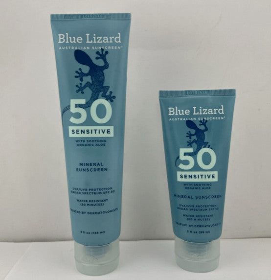 Mineral Sunscreen SPF 50 Combo Pack - Sensitive Skin, 3oz & 5oz Tubes