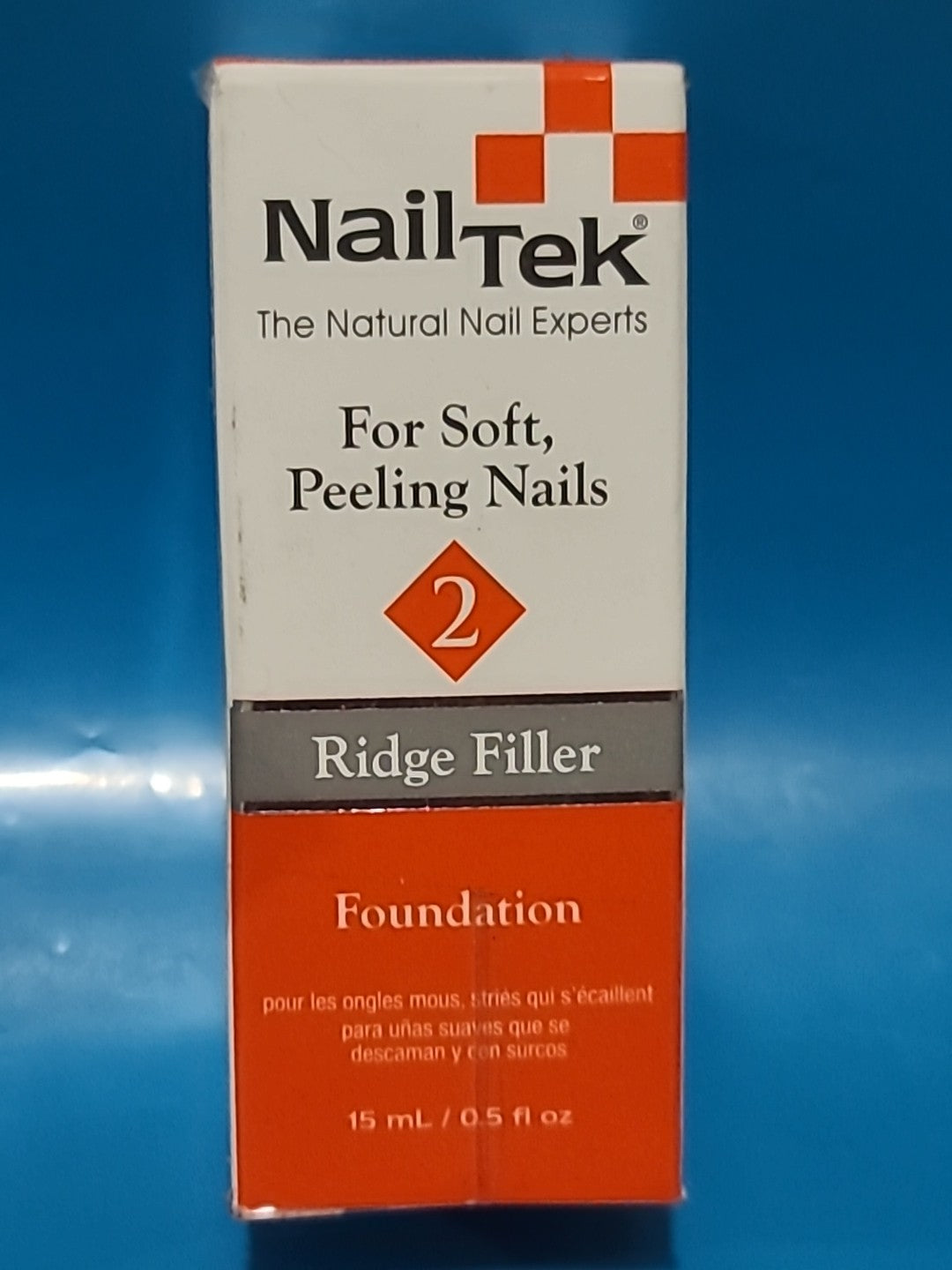 Nail Ridge Filler for Soft Peeling Nails - 3 Pack 0.5 Fl Oz Each