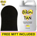 Light Self Tanning Spray Solution 1 Gallon with Mitt & Gloves