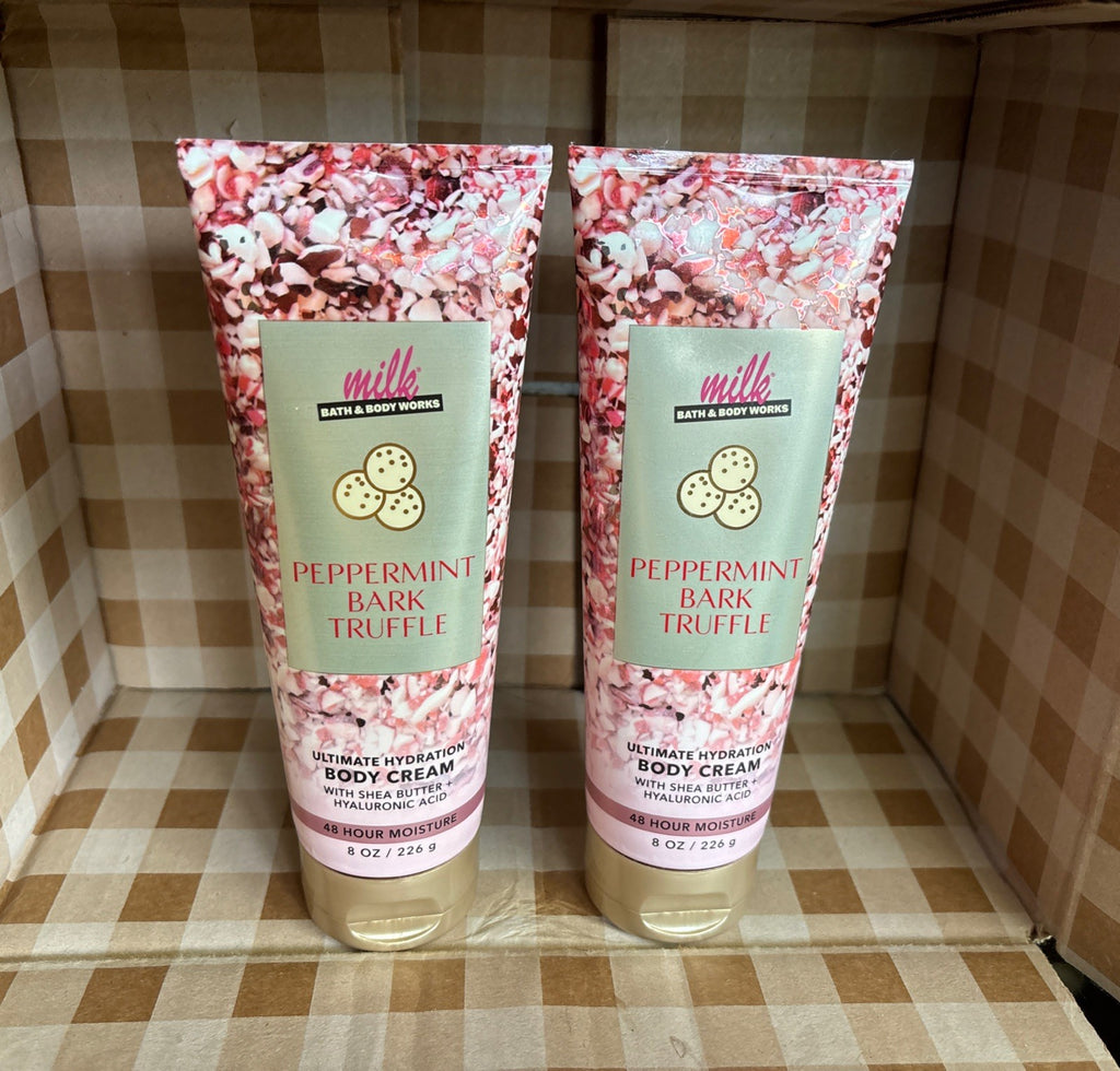 Peppermint Bark Truffle Body Cream Set - Bath & Body Works