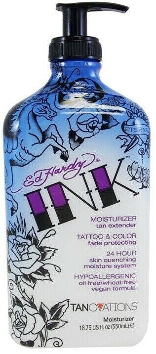 Moisturizer & Tan Extender Lotion for Tattoo Color Protection - Ed Hardy