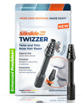 Manual Nose & Ear Hair Trimmer for Men & Women - German Blades, No Batteries
