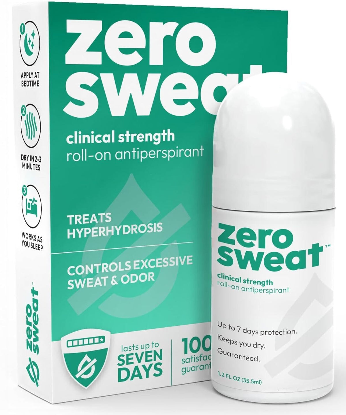 High-Strength Antiperspirant Deodorant for Excessive Sweating - Up to 7 Days Protection