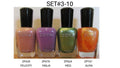 Professional Nail Polish Set - 4 Shades for Salon & Personal Use