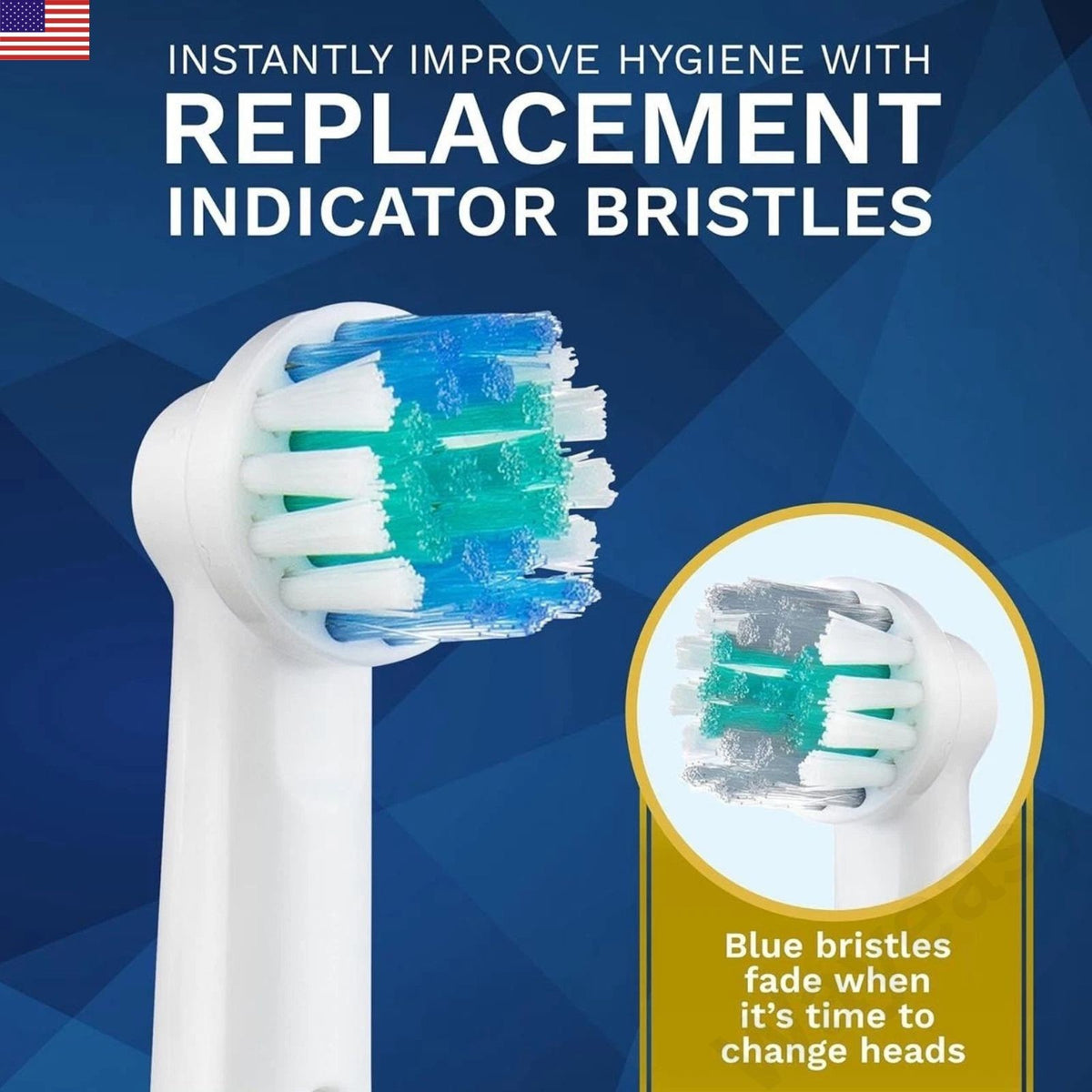 Electric Toothbrush Replacement Heads Soft Bristle Compatible with Oral-B