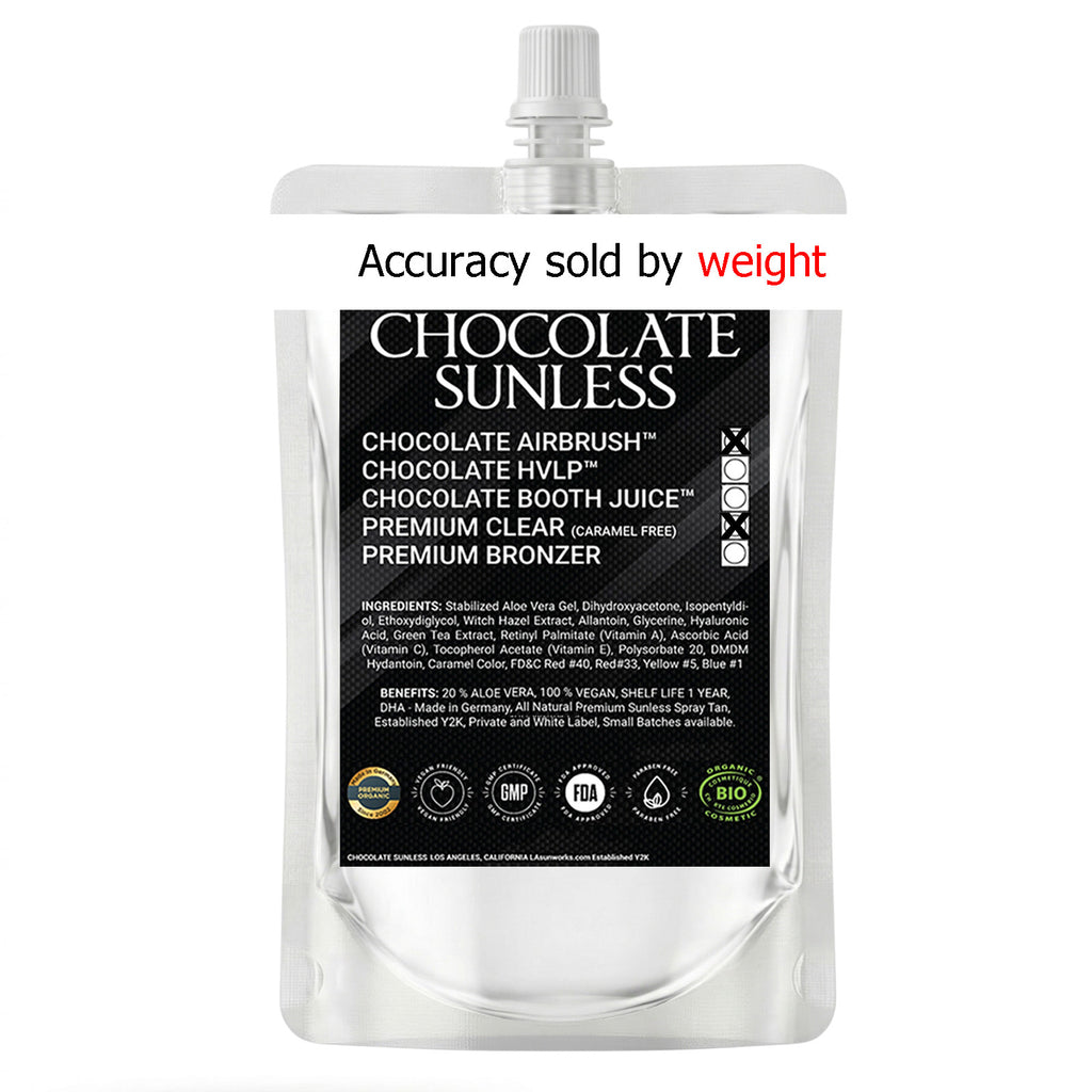 Sunless Airbrush Bronzing Spray Clear No Tint - Professional DHA 10% 32oz
