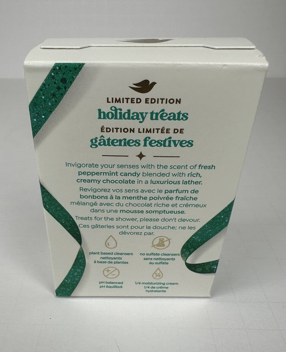 Dove Peppermint Bark Beauty Bar Soap Pack of 2 - 5 OZ, Limited Edition