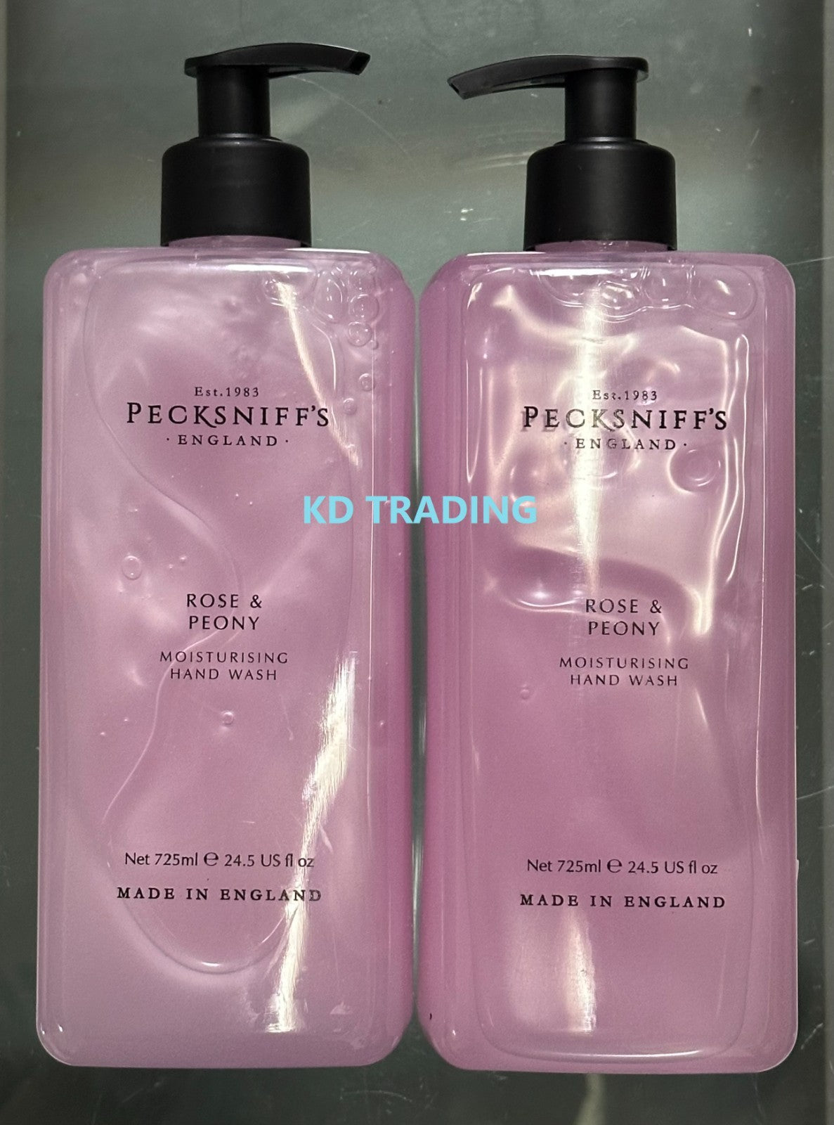 Moisturizing Hand Wash - Rose & Peony Fragrance, Soap-Free, UK Made