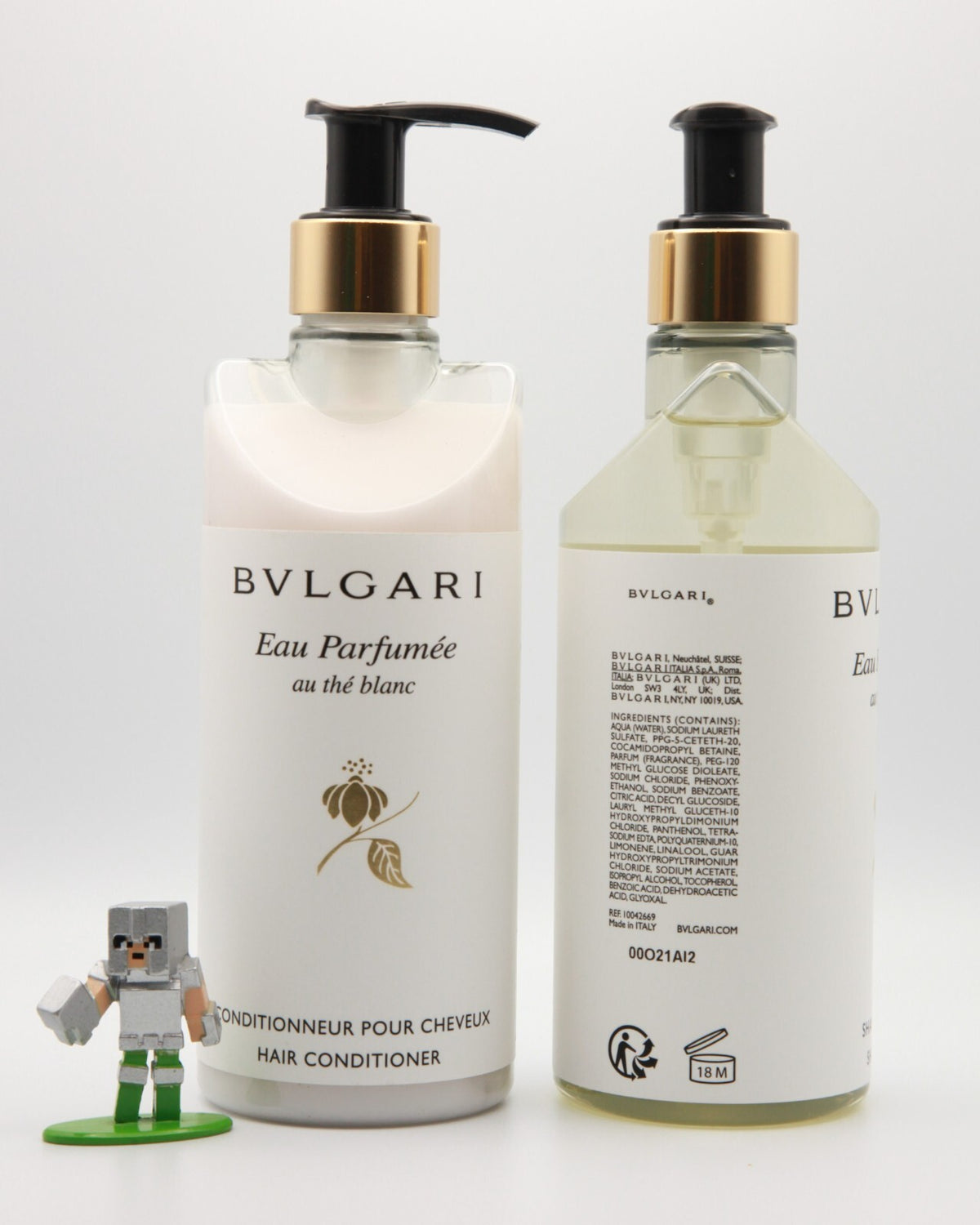 Bulgari White Tea Hair Care Set Shampoo & Conditioner 600ml
