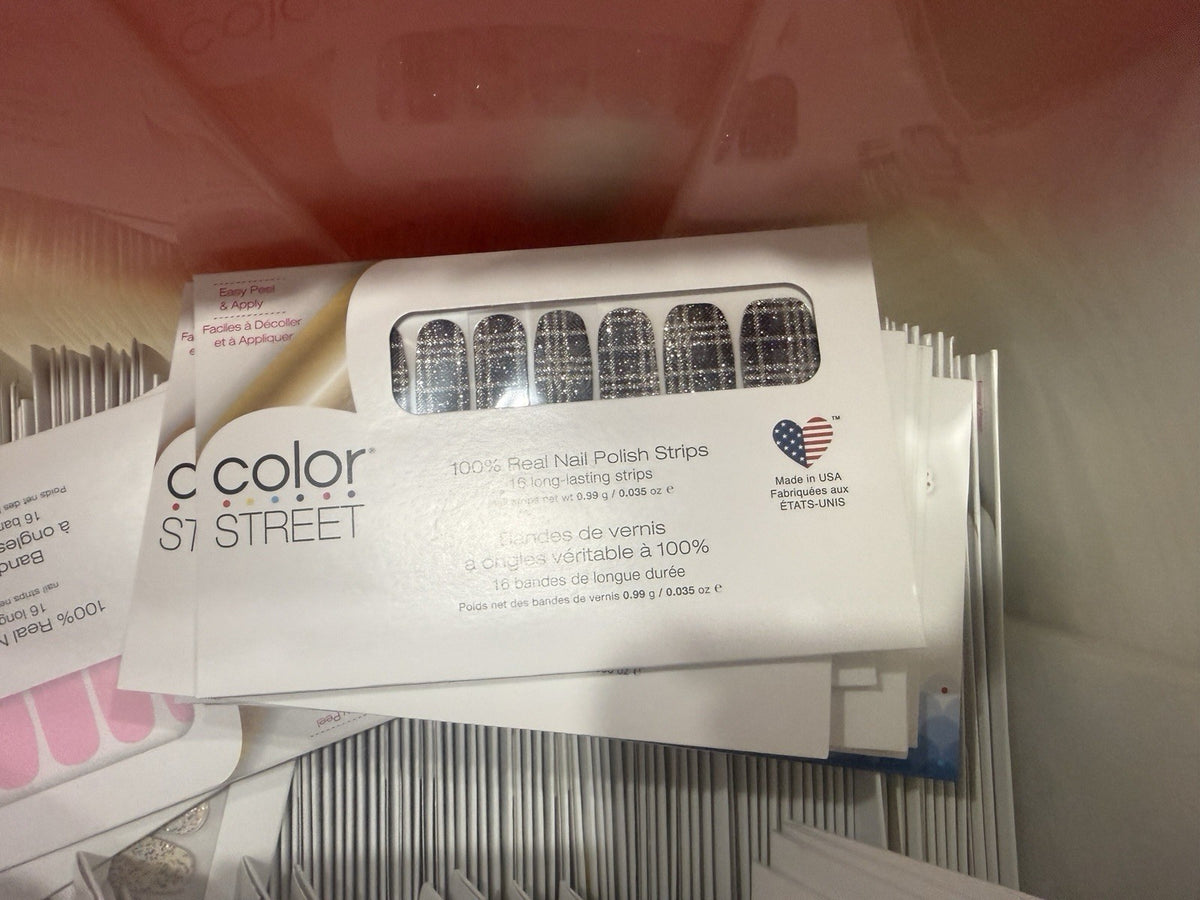 Nail Polish Strips 10-Pack Variety Mix - Peel & Apply Nail Wraps Bulk Set